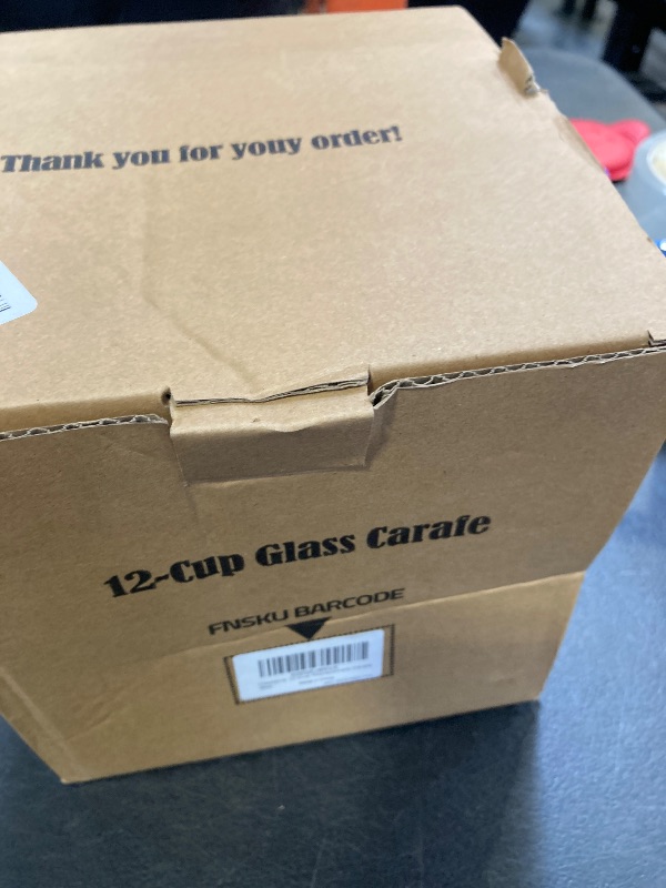 Photo 1 of 12-Cup Replacement Glass Carafe Pot Compatible with Hamilton Coffee Maker Models 46310, 49976, 49966, 49350, 49957, 49954, 49933, 49980A, 49980Z, 49983, 49618, 46300, 49950