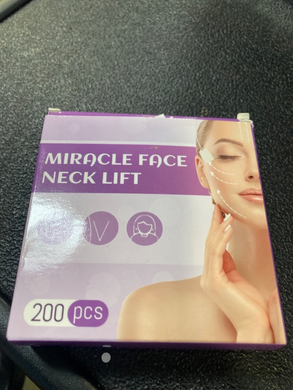 Photo 1 of MUOCOBU Face Lift Tape 200PCS Bands Instant Facelift Tape for Wrinkles, Double Chin, and Sagging Skin Waterproof & Transparent Lifting Tapes with Elastic Bands (200PCS)