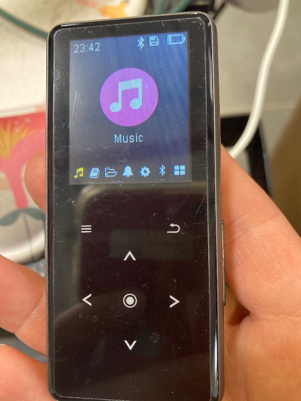 Photo 1 of 128GB MP3 Player with Bluetooth 5.2, AiMoonsa Music Player with Built-in HD Speaker, FM Radio, Voice Recorder, HiFi Sound, E-Book, Earphones Included