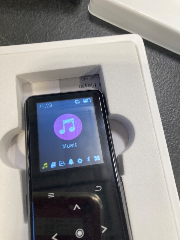 Photo 1 of 128GB MP3 Player with Bluetooth 5.2, AiMoonsa Music Player with Built-in HD Speaker, FM Radio, Voice Recorder, HiFi Sound, E-Book, Earphones Included