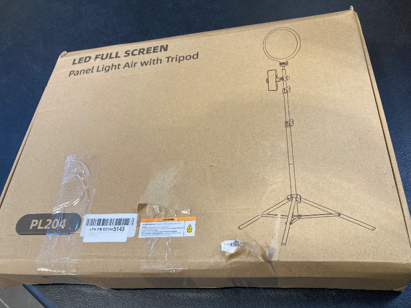 Photo 1 of Weilisi 10.5" Ring Light with 69" Tripod Stand and Phone Holder Kit, Full-Screen Zoom Lighting for Video Recording, Makeup, Live Stream, Dimmable LED Selfie Ring Light Tripod for iPhone with Remote