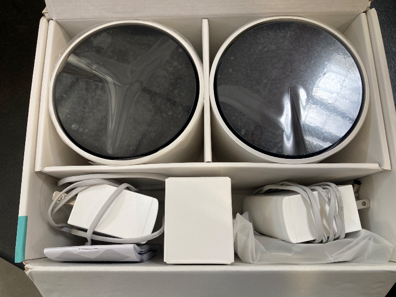 Photo 1 of TP-Link Deco X55 AX3000 WiFi 6 Mesh System - Covers up to 4500 Sq.Ft, Replaces Wireless Router and Extender, 3 Gigabit Ports per Unit, Supports Ethernet Backhaul, Deco X55(2-Pack)