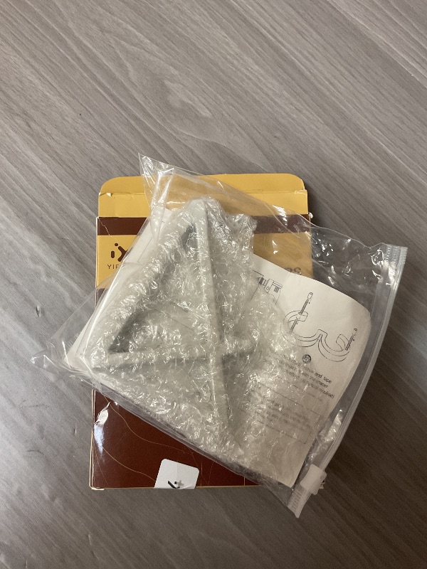 Photo 1 of YIPLED 5 Inch House Numbers for Outside, Metal Address Number 4- Modern Design, Weather-Resistant White Crystal Powder Coated Finish, Stain Resistant, No Paint Peeling (White)