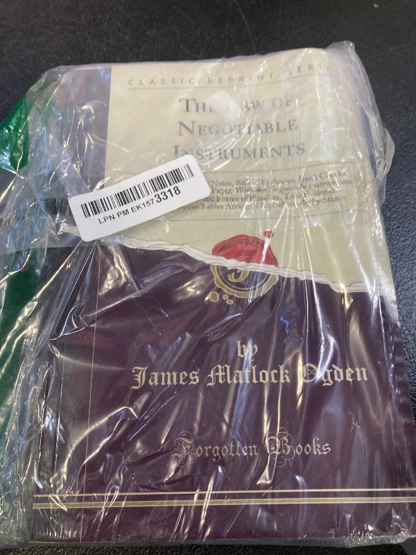 Photo 1 of The Law of Negotiable Instruments (Classic Reprint)