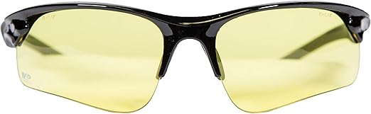 Photo 1 of Smith & Wesson M&P Harrier Half Frame Interchangeable Shooting Glasses with Impact Resistance & Anti-Fog Lenses, Black, 1Size