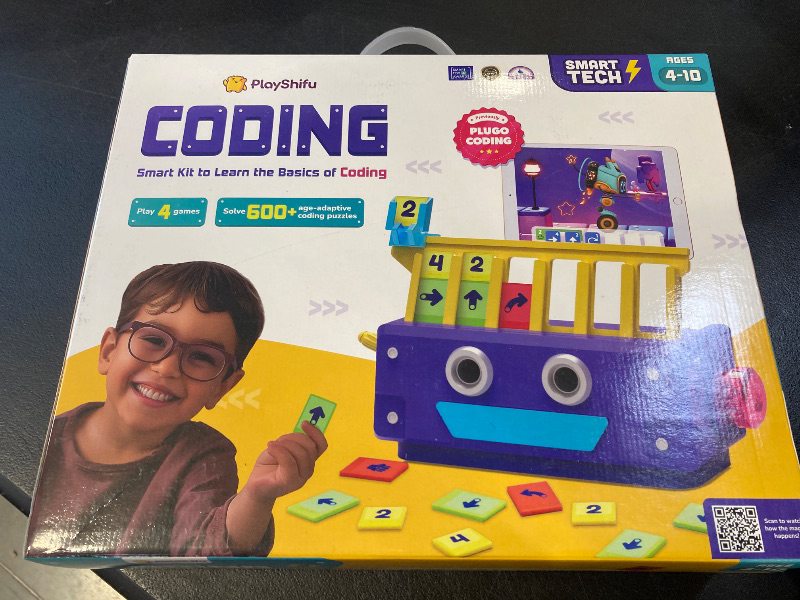Photo 1 of PlayShifu Plugo Coding Kit – Learn The Basics of Coding with Interactive Block-Based Games and Puzzles for Kids Ages 4-10 | Smart Learning & STEM Toy | Educational Gift for Boys and Girls