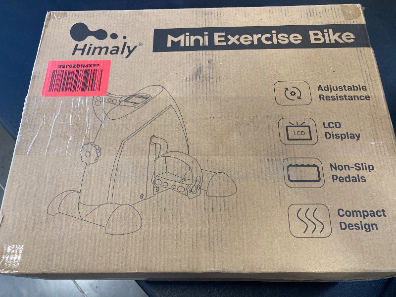 Photo 1 of Mini Exercise Bike, himaly Under Desk Bike Pedal Exerciser Portable Foot Cycle Arm & Leg Peddler Machine with LCD Screen Displays