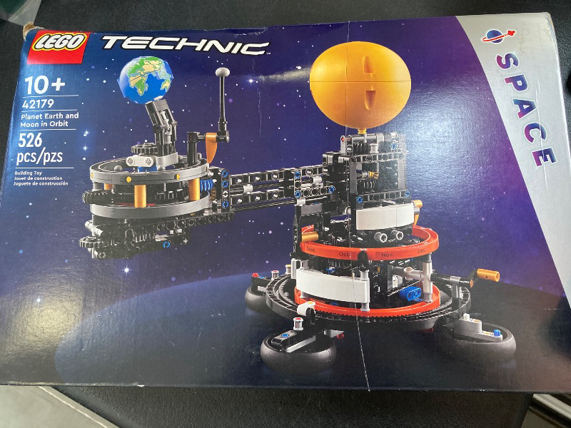 Photo 1 of LEGO Technic Planet Earth and Moon in Orbit Building Set, Outer Space Birthday Gift for 10 Year Olds, Solar System Space Toy for Imaginative, Independent Play, Space Room Décor for Boys & Girls, 42179
