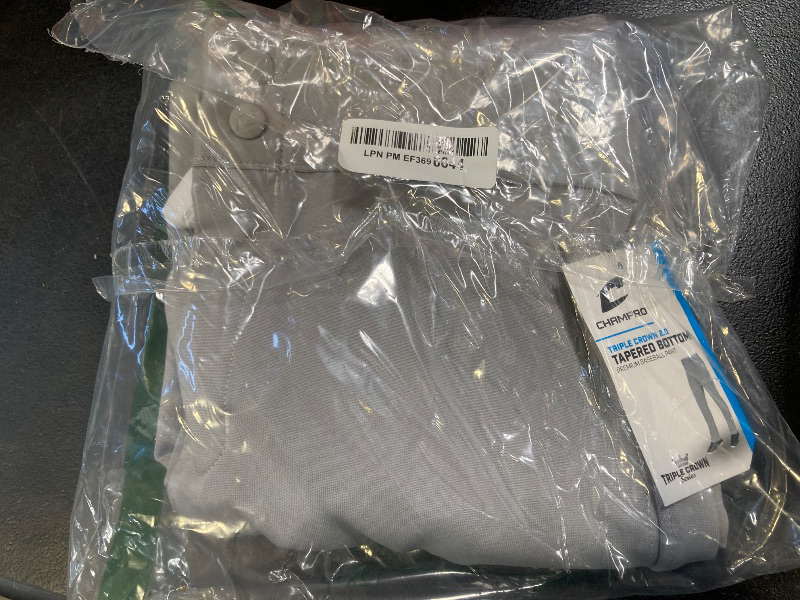 Photo 1 of CHAMPRO Boys' Large Youth MVP Open Bottom Relaxed Fit Baseball Pants, White - Youth L 