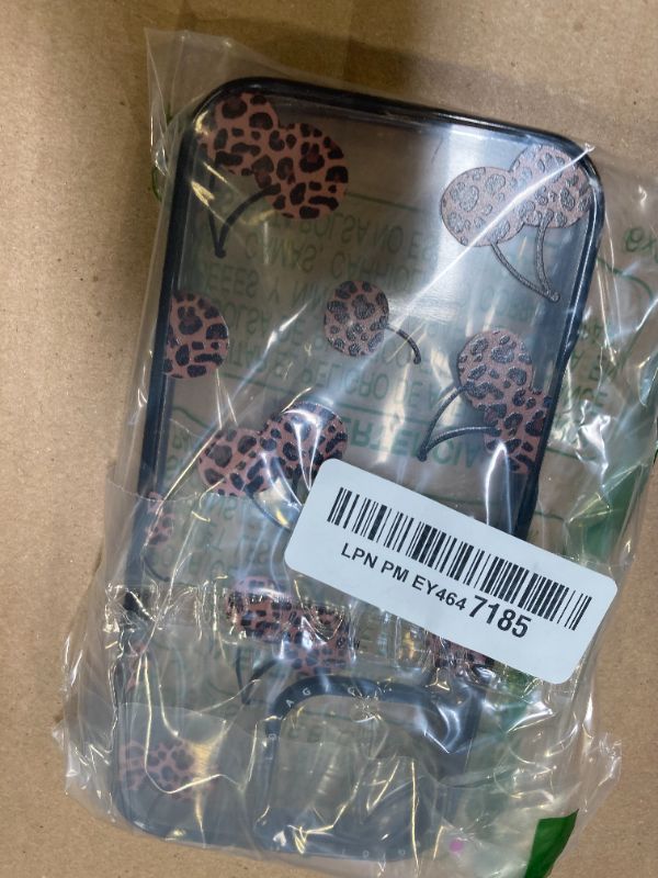 Photo 1 of LOLAGIGI Case for iPhone 16 Pro Max, Cute Black Cherry Leopard Kawaii Design Girly Aesthetic Cartoon Pattern for Women Girls Teens Transparent Acrylic Hard Case,6.9"