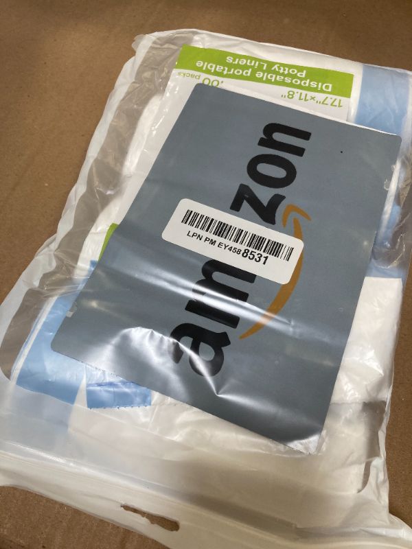 Photo 1 of [100 Count] CheerTry Potty Liners, Thick & Tear-Resistant, Drawstring Opening & Easy to Tie, Fits Most Portable Toilet Potty Chairs (No Absorbent Pad Included)