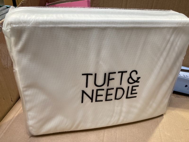 Photo 1 of Tuft & Needle Queen Mattress Protector - Waterproof, Liquid-Proof, Sleeps Quiet, Fitted Sheet Style, Soft and Comfortable, White