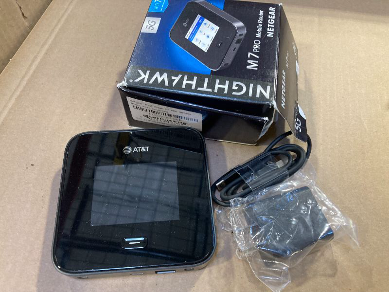 Photo 1 of NETGEAR Nighthawk M7 Pro Mobile Hotspot 5G mmWave, WiFi 7, Unlocked, AT&T & Verizon, International, Portable Device for Travel (Renewed)