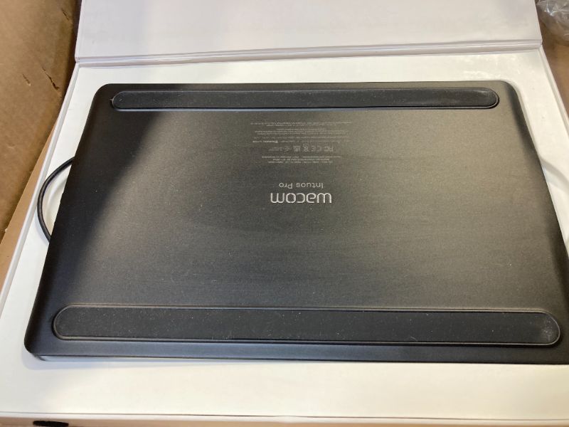 Photo 1 of Wacom Intuos Pro Medium Bluetooth Graphics Drawing Tablet, 8 Customizable ExpressKeys, 8192 Pressure Sensitive Pro Pen 2 Included, Compatible with Mac OS and Windows,Black
