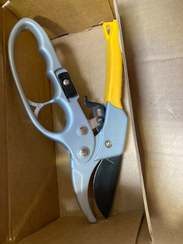 Photo 1 of MEPEREZ Germany Pruning Shears For Gardening, Arthritis Weak Hand Snips, Pruners Work 3 Times Easier, 1-Inch Cut Capacity Garden Clippers, Ergonomic handle, Rust resistant, high strength steel, Sharp