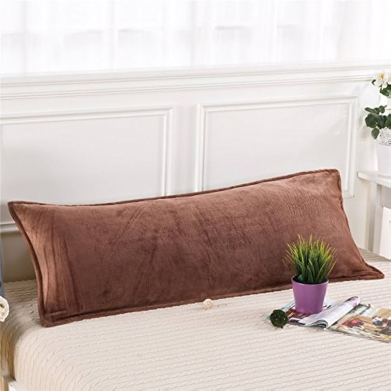 Photo 1 of Zhiyuan Warm Fleece Body Pillow Cover Only Long Pillowcase, 17.5 x 47 Inch,