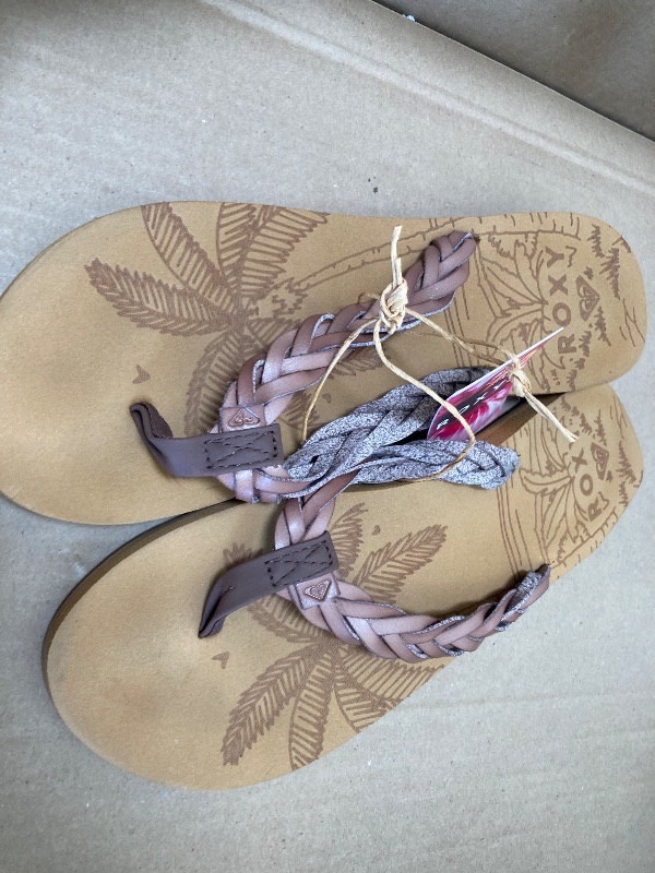 Photo 1 of Roxy Women's Feel Breezie Flip-Flop, Brown, 9