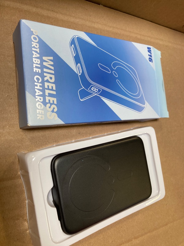Photo 1 of CHUSII for Magsafe Portable Charger, 12000mAh Wireless Magnetic Power Bank with Stand and PD 20W USB C Fast Charging, for Magsafe Battery Pack Compatible with iPhone 16/15/14/13/12 Pro/Pro Max Series