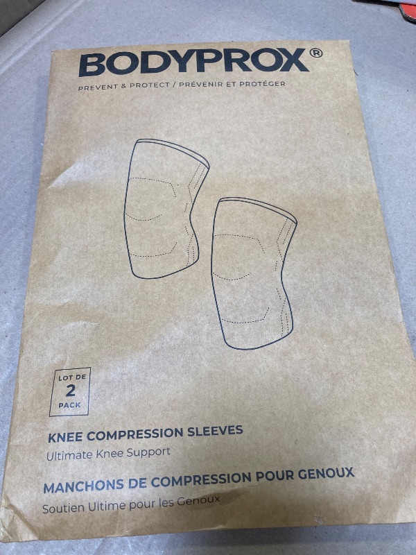 Photo 1 of Knee Compression Sleeve for Men and Women (2 Pack), Knee Support Brace for Running and Work out (Small)