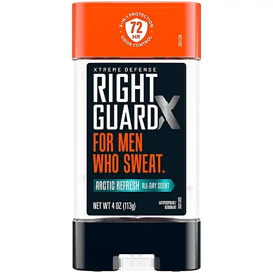Photo 1 of Right Guard Xtreme Defense Arctic Refresh Gel 4 Ounce Men  