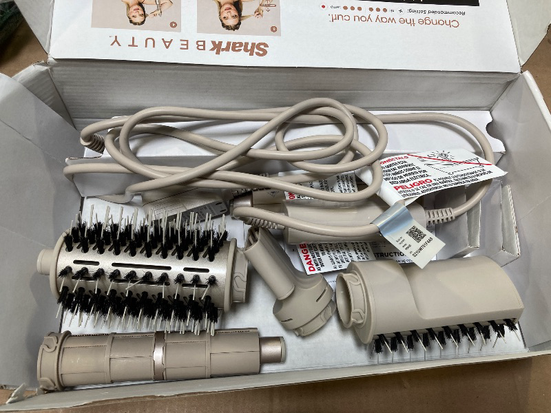 Photo 1 of Shark HD430 FlexStyle Air Styling & Drying System, Powerful Hair Dryer Brush & Multi-Styler with Auto-Wrap Curlers, Paddle Brush, Oval Brush, Concentrator Attachment, Stone