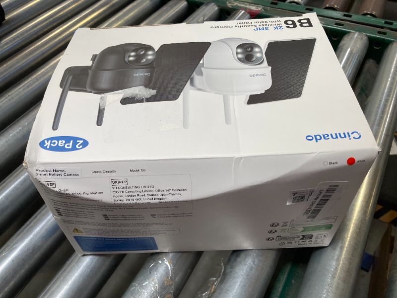 Photo 1 of 2K Cameras for Home Security-2.4G WiFi Outdoor Camera Wireless Solar/Battery Powered with solar panel, 360° Viewing, AI Human Detection, Color Night Vision, with SD Storage, Works with Alexa(2 Pack)