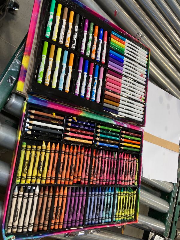 Photo 1 of Crayola Inspiration Art Case Coloring Set - Tie-Dye (140ct), Art Supplies Set For Kids, Drawing Kit, Travel Gift for Girls & Boys, Ages 5+ [Amazon Exclusive]