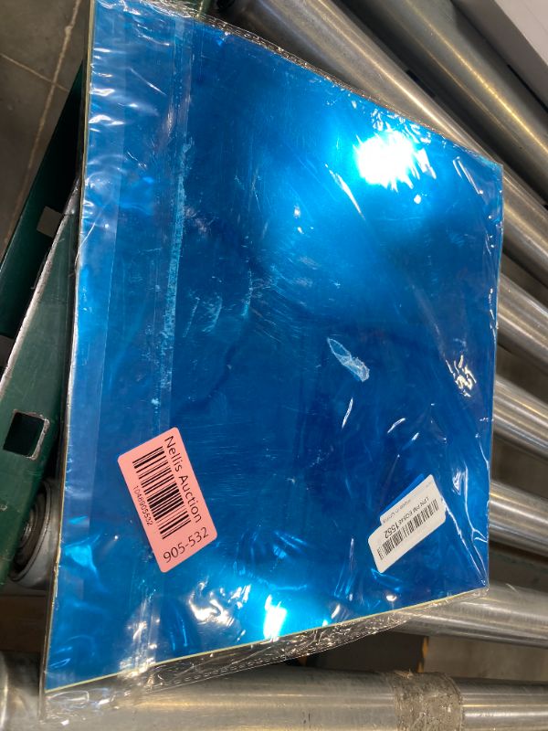 Photo 1 of 12" x 12" Acrylic Flexible Mirror Sheets, 12 Pack Self-Adhesive Mirror Tiles, Square Cuttable Wall Stickers, Non-Glass, Safety Reflective for DIY Craft Home Wall Decor