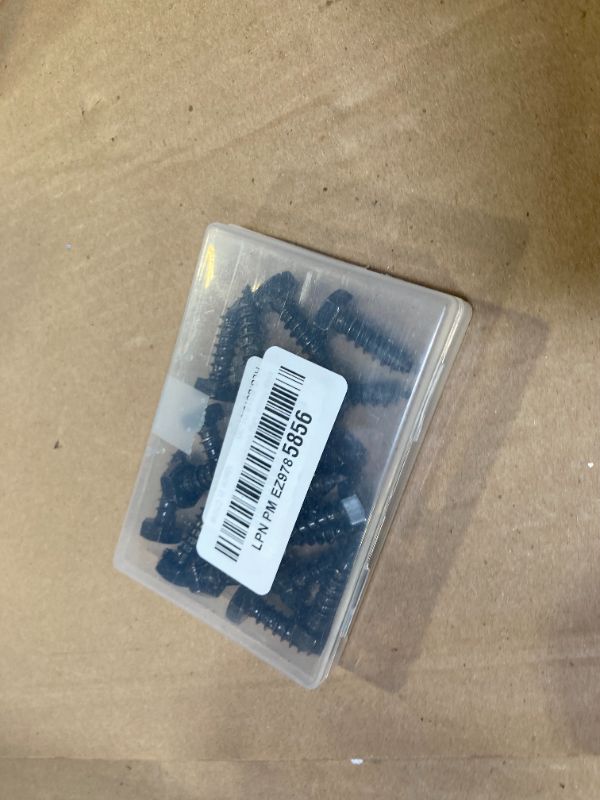 Photo 1 of 5/16" x 1" Hex Head Lag Screws Bolts, External Hex Drive, Stainless Steel 304, Black Oxide, Hexagon Head Wood Screws, Fully Threaded, 20 PCS