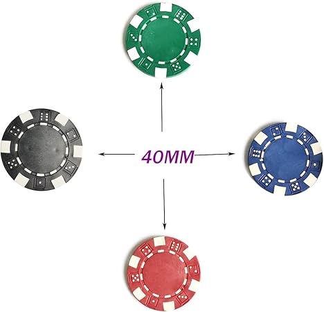 Photo 1 of 100 Piece Poker Chips 