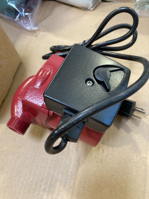 Photo 1 of TOPWAY 3/4" NPT 110V Hot Water 3-Speed Circulation Recirculating Pump Circulator Pump for Water Heater System