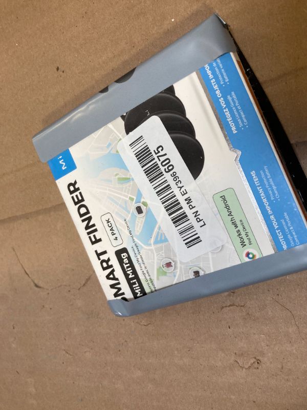 Photo 1 of MiLi MiTag Bluetooth Tracker for Android, Google Certified Key Finder/Luggage Tracker/Item Locator, Smart Tracking Tag for Google Find My Device (Find Hub) App, 4 Pack