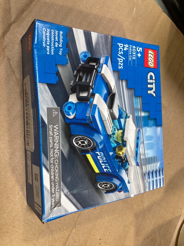 Photo 1 of LEGO City Police Car Toy 60312 for Kids 5 Plus Years Old with Officer Minifigure, Small Gift Idea, Adventures Series, Car Chase Building Set