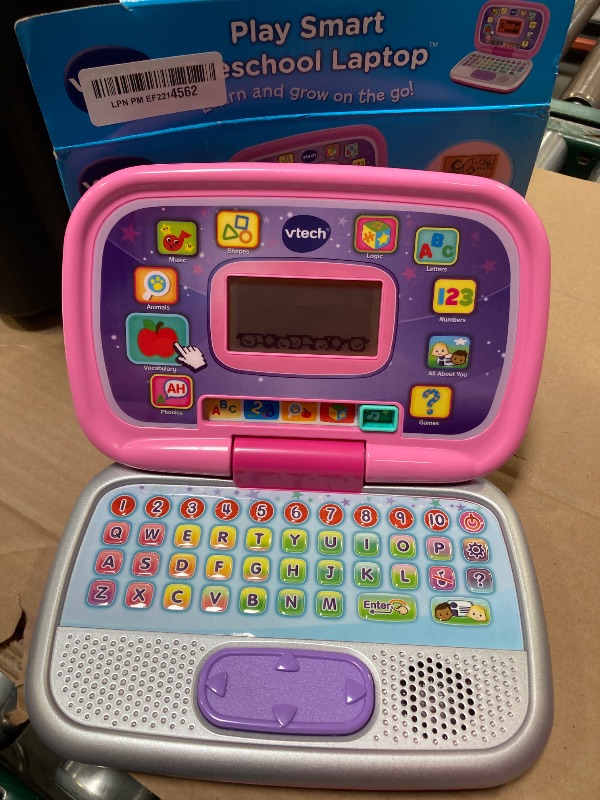 Photo 1 of VTech Play Smart Preschool Laptop, Pink