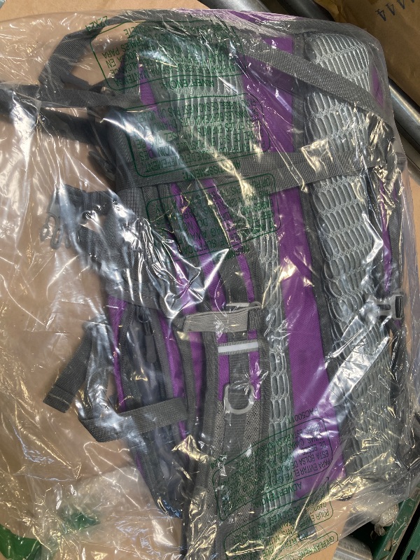 Photo 1 of Maelstrom Hydration Hiking Backpack with 2L/3L Water Bladder, High Flow Bite Valve Camping Daypack Lightweight (5.Purple, 2L Bladder)