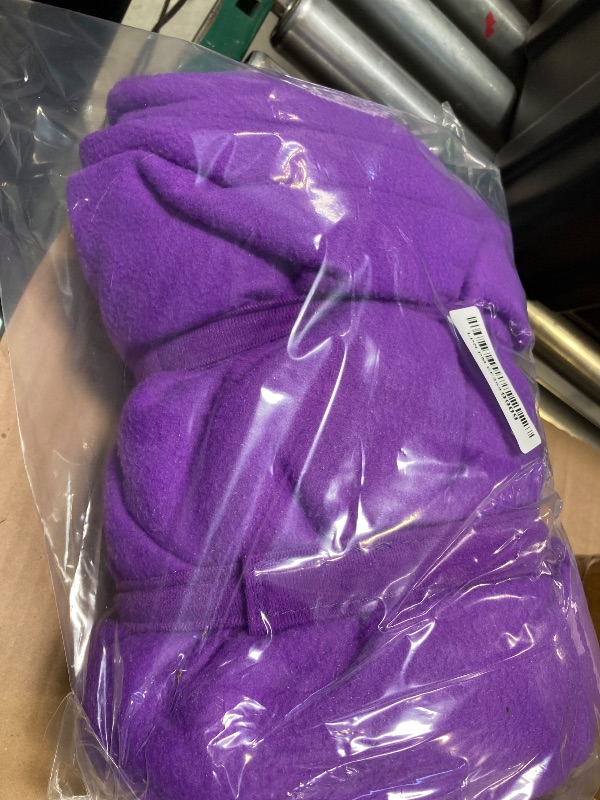 Photo 1 of Northwest Rollee Pollee Nap Sac Roll-Up Toddler Blanket with Attached Pillow – Soft Fleece Preschool Nap Mat for Daycare or Travel – Machine Washable – Purple