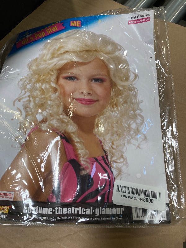 Photo 1 of Forum Novelties Child's Blonde 80's Pop Star Wig