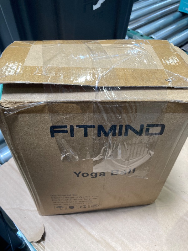 Photo 1 of FITMIND_Extra Thick Exercise Ball 65cm Yoga Ball for Workout Pregnancy Stability,Anti-Burst and Slip Resistant Swiss Ball with Pump for Yoga, Pilates, Fitness,Birthing,Physical Therapy (Green 621C)