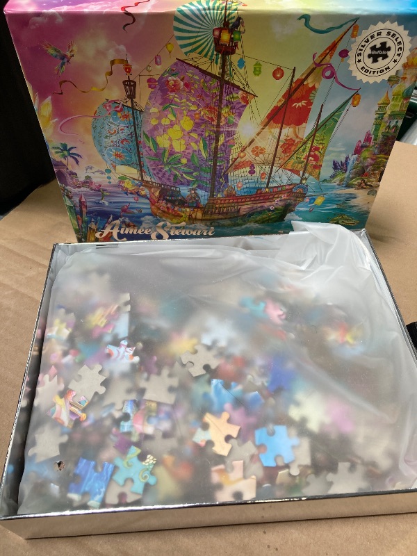 Photo 1 of Buffalo Games - Silver Select - Aimee Stewart - Crystal Dreamship Harbor - 1000 Piece Jigsaw Puzzle for Adults - Challenging Puzzle Perfect for Game Nights