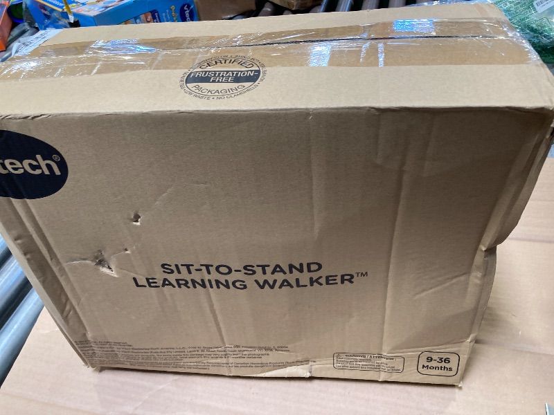 Photo 1 of VTech Sit-to-Stand Learning Walker (Frustration Free Packaging), Blue