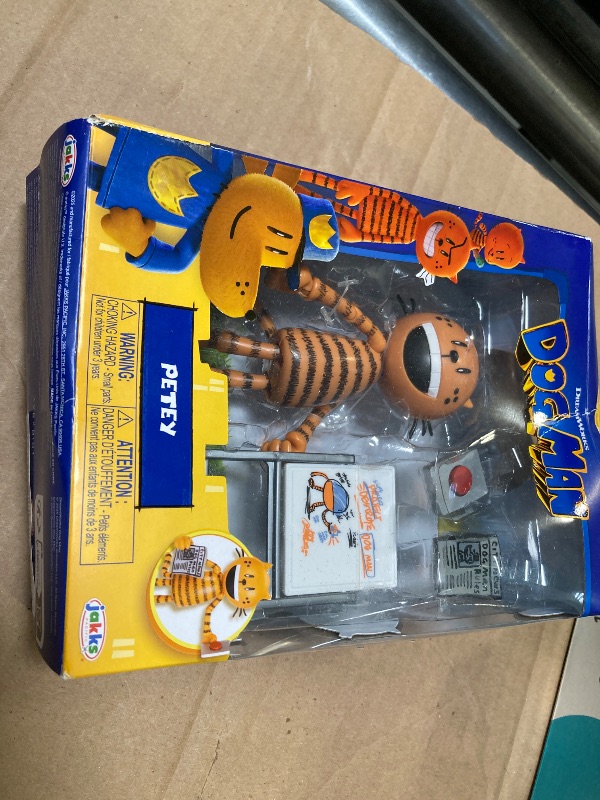 Photo 1 of Dog Man Movie 5 Inch Petey Articulated Action Figure, Collect All The Movie Action Figures and Plush Toys by JAKKS Pacific, Based on The Movie