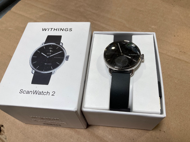 Photo 1 of Withings ScanWatch 2 - Hybrid Smart Watch, Heart Rate Monitoring, Fitness Tracker, Cycle Tracker, Sleep Monitoring, GPS Tracker, 30-Day Battery Life, Android & Apple Compatible, HSA/FSA