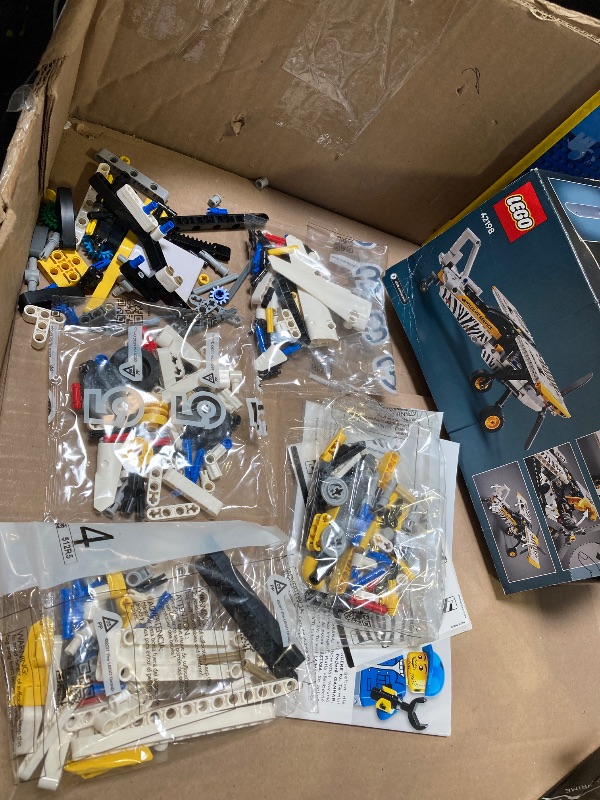 Photo 1 of LEGO Technic Bush Plane Toy - Buildable Airplane Toy for Kids, Boys and Girls, Ages 8+ - Model Airplane Gift with Spinning Propeller, 4-Cylinder Piston Engine, and More - 42198