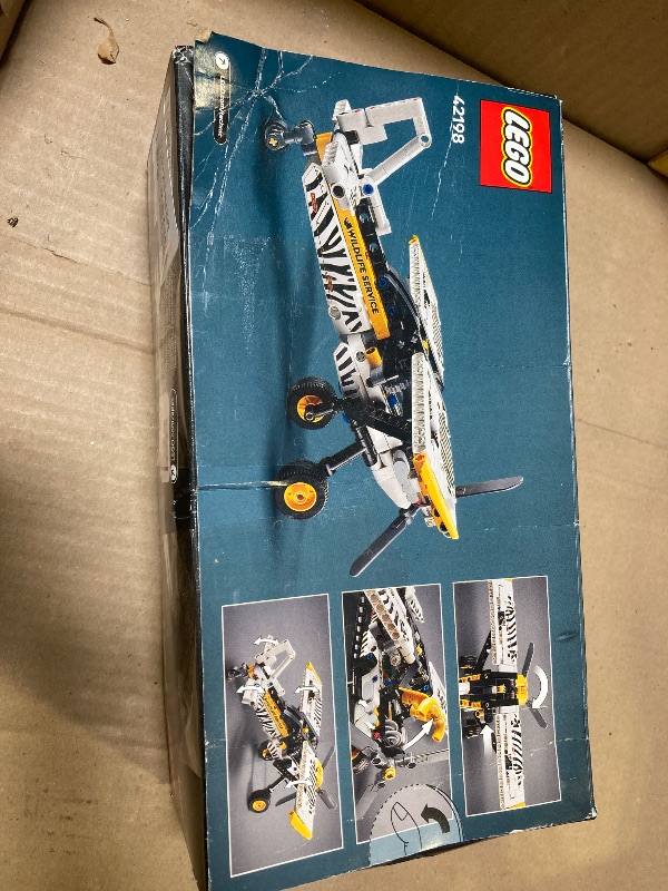 Photo 1 of LEGO Technic Bush Plane Toy - Buildable Airplane Toy for Kids, Boys and Girls, Ages 8+ - Model Airplane Gift with Spinning Propeller, 4-Cylinder Piston Engine, and More - 42198