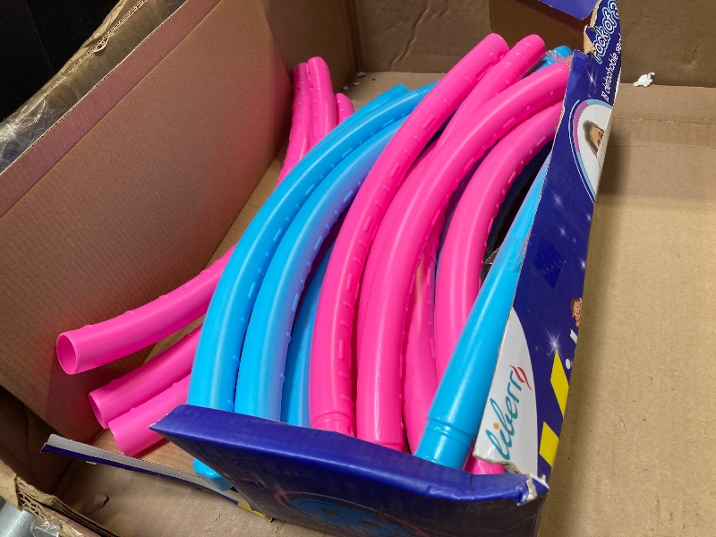Photo 1 of Liberry Kids Exercise Hoop, Detachable Adjustable Plastic Toy Fitness Hoops for Kids, Suitable for Beginners and Children Age 3 and Up, Pack of 3