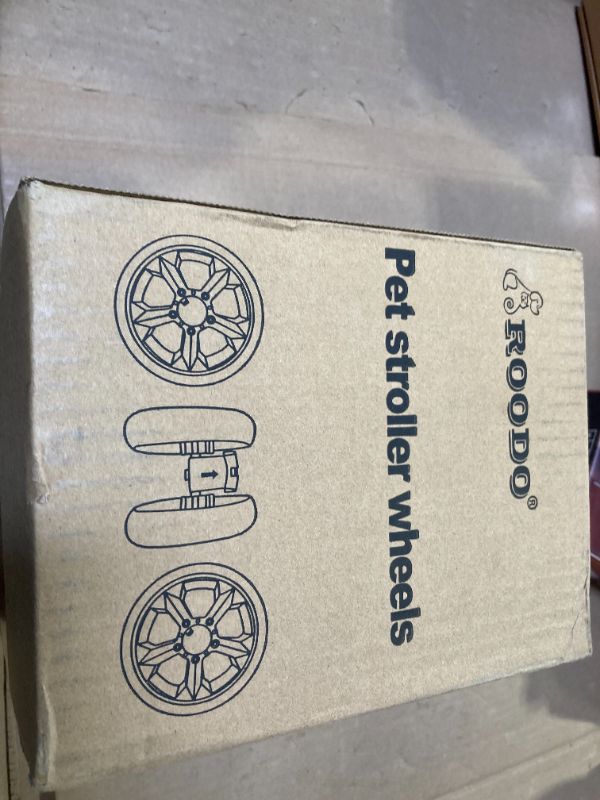 Photo 1 of ROODO 3 Wheel Pet Stroller Dedicate Wheel Set,Original,Fast disassembly,Replacement and Installation,No Additional Tools are Required.Before Purchasing,Please Read The Detail Page Carefully.