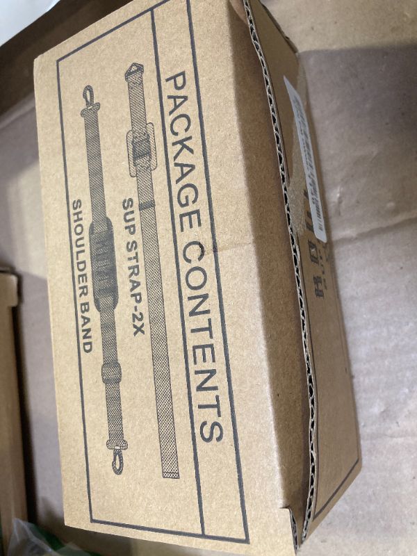 Photo 1 of Adjustable Kayak SUP Carry Strap, Multi-Use Shoulder Strap for Surfboard Stand Up Paddleboard Canoe Longboard Carry Belt Paddle Board Accessories