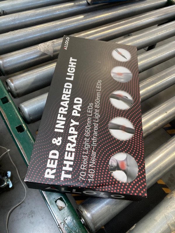 Photo 1 of ALLOLO Red Light Therapy for Body, 3-in-1 LED Bead with Timer Remote Control, 12.6"*6.3" 660nm&850nm Infrared Light Therapy for Body Pain Relief Wearable for Muscle Repair