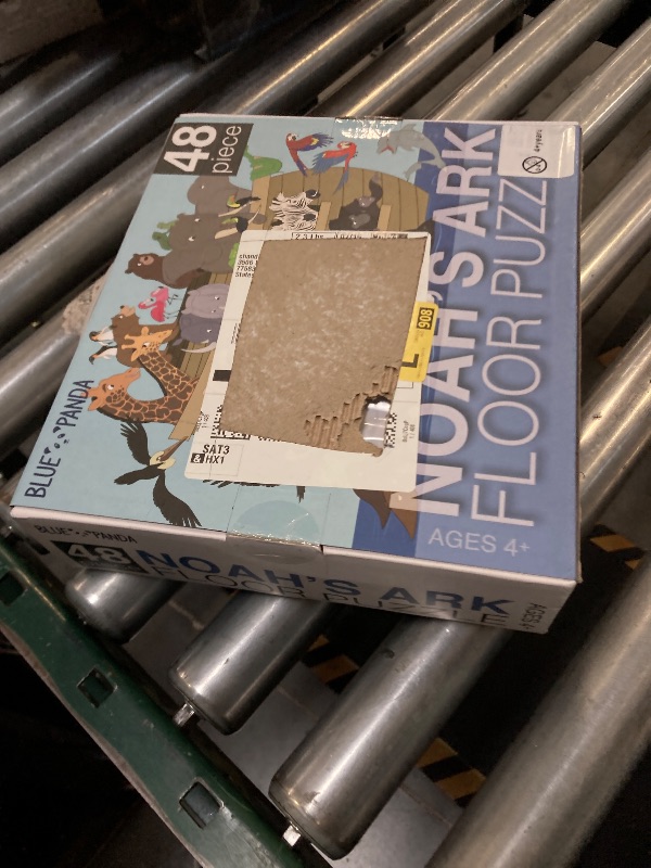 Photo 1 of 48 Piece Jumbo Floor Puzzle for Kids Ages 3-5 and 4-8, 2x3 Feet Giant Jigsaw Puzzles for Toddler Preschool Learning, Noah's Ark