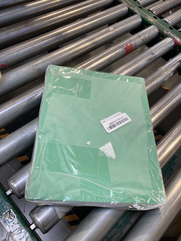 Photo 1 of Henoyso 24 Pcs Folders Take Home Heavy Duty 2 Pocket Homework Folders with Clear Front Pockets for Elementary Students Parent Teacher Communication (Green)